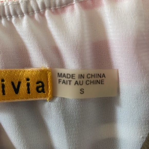 Alice + Olivia stripe cami dress size S Spaghetti Straps - Picture 3 of 7